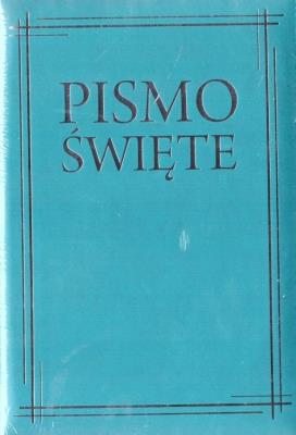Opakowanie Pismo Święte w etui turkusowe skorowidz