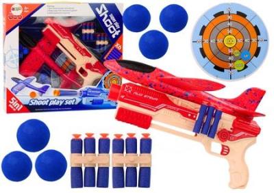 Opakowanie Pistolet na strzałki kulki piankowe 5w1