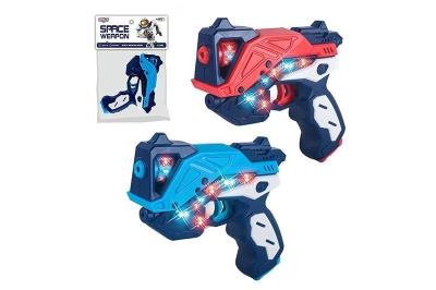 Opakowanie Pistolet ze światłem i dźwiękiem 23 cm mix