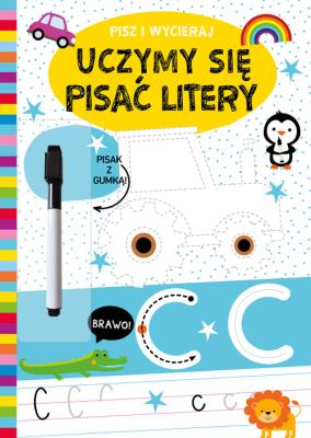 Okładka książki Pisz i wycieraj. Uczymy się pisać litery