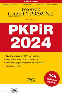 PKPiR 2024. Autor:   Praca zbiorowa. SmakLiter.pl Okładka książki PKPiR 2024