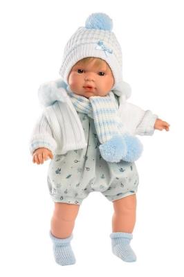 Płacząca lalka Sasha 38cm. Wydawca: Llorens. SmakLiter.pl Opakowanie Płacząca lalka Sasha 38cm