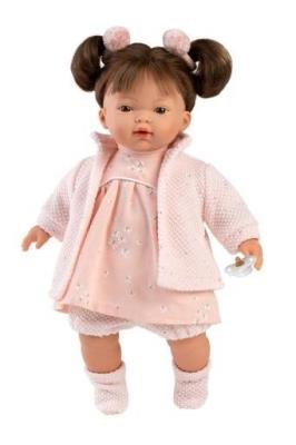 Płączaca lalka Vera 33cm. Wydawca: Llorens. SmakLiter.pl Opakowanie Płączaca lalka Vera 33cm