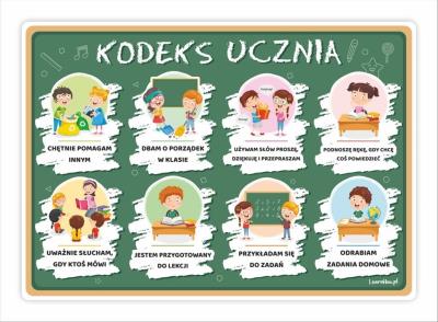Opakowanie Plakat edukacyjny - Kodeks ucznia A3