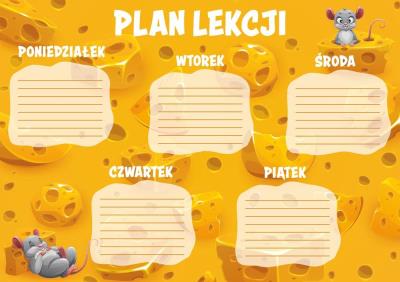 Opakowanie Plan lekcji - Ser (5szt)