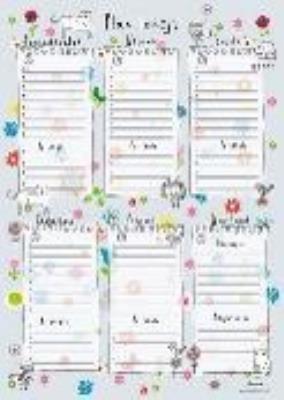 Opakowanie Plan lekcji z tabliczką mnożenia A4 Łąka