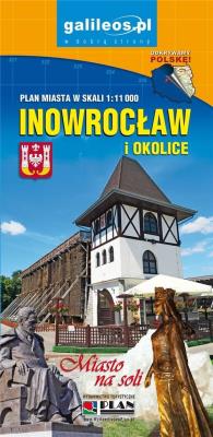 Okładka książki Plan miasta - Inowrocław i okolice lam. 1:11 000