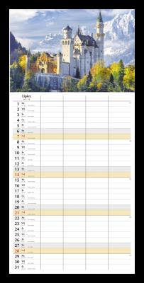 Opakowanie Planer 2024 miesięczny Zamek