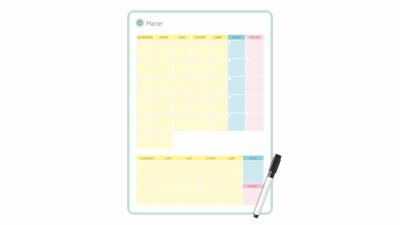 Opakowanie Planer magnetyczny miesięczny z markerem