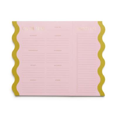 Opakowanie Planer posiłków z magnesem - Pink & Chartreuse