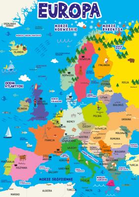 Opakowanie Plansz dwustronna A4 ściąga Europa