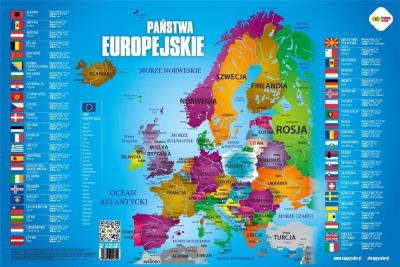 Opakowanie Plansza edukacyjna Mapa Europy HAPPY COLOR