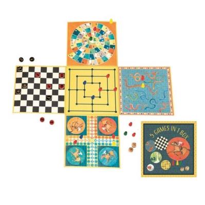 Opakowanie Planszowe gry rodzinne 5w1