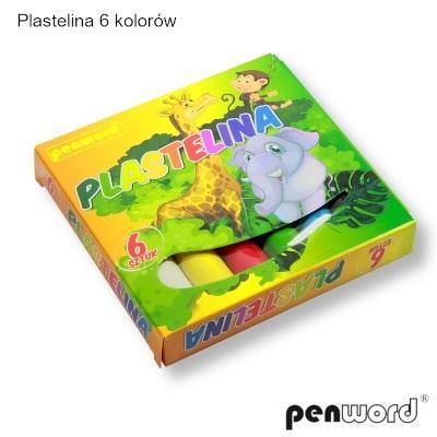Opakowanie Plastelina 6 kolorów
