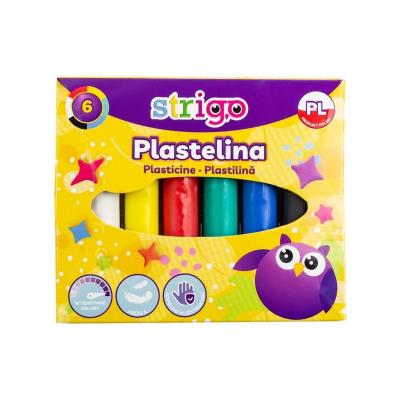 Opakowanie Plastelina 6 kolorów STRIGO