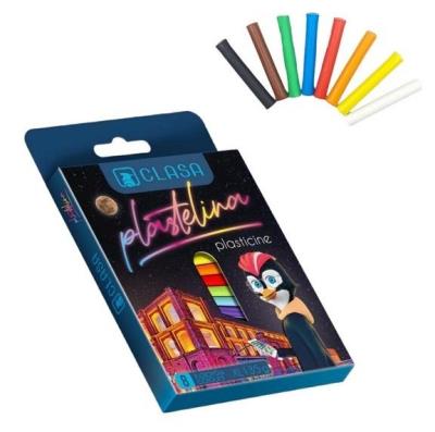 Opakowanie Plastelina 8 kolorów XL 135g