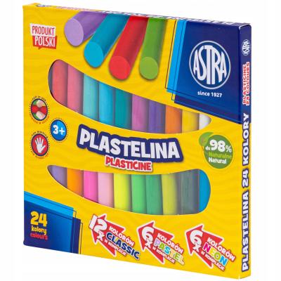 Opakowanie Plastelina Astra 24 kolorów