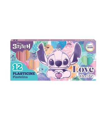 Plastelina Disney Fashion Stitch pastel 12 kolorów. Wydawca: Patio. SmakLiter.pl Opakowanie Plastelina Disney Fashion Stitch pastel 12 kolorów