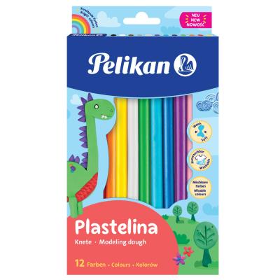 Opakowanie Plastelina Pelikan 200gr 12 kolorów