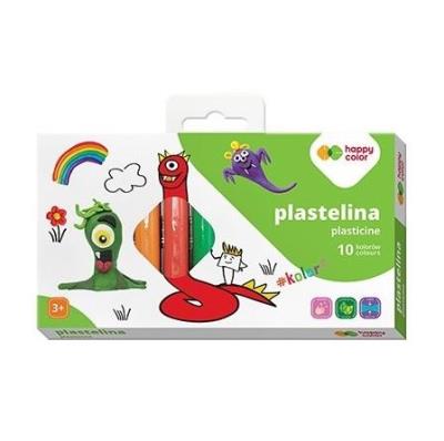 Opakowanie Plastelina szkolna okrągła 10 kolorów HAPPY COLOR
