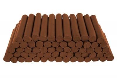 Opakowanie Plastelina w laseczkach luzem 1 kg - brązowa MONA