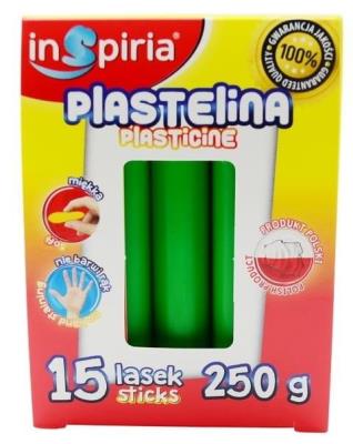 Opakowanie Plastelina zielona 15 lasek 250g