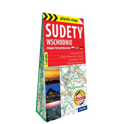 Okładka książki Plastic map Sudety Wschodnie 1:60 000 w.2023