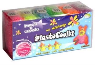 PlastoCoolki świecące 6 sztuk ABINO. Wydawca: ABINO. SmakLiter.pl Opakowanie PlastoCoolki świecące 6 sztuk ABINO