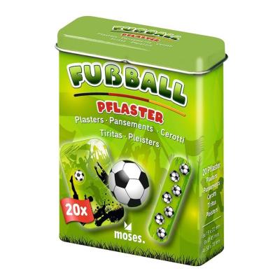 Plastry z patrunkiem dla dzieci futbol. Wydawca: Moses. SmakLiter.pl Opakowanie Plastry z patrunkiem dla dzieci futbol