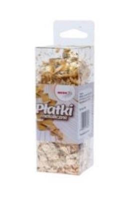 Opakowanie Płatki metaliczne złote