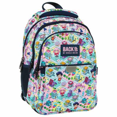 Opakowanie Plecak 3-komorowy BACKUP 5 model P01 świat gry