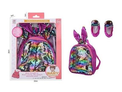 Opakowanie Plecak cekinowy + baletki