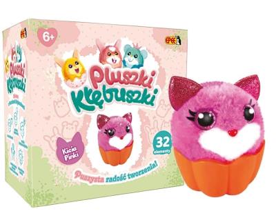 Opakowanie Pluszki-Kłębuszki 32el Kicia Pinki