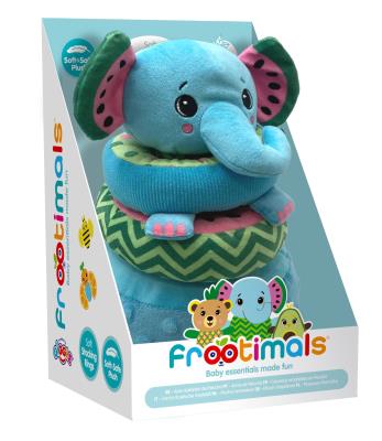 Opakowanie Pluszowa piramidka do układania Frootimals melany melephant