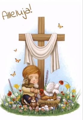 Opakowanie Pocztówka wielkanocna Krzyż