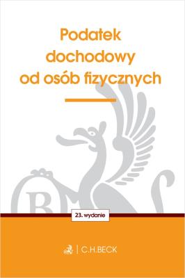 Okładka książki Podatek dochodowy od osób fizycznych wyd. 23