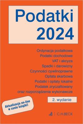 Okładka książki Podatki 2024 z aktualizacją onlie. Wydanie 2.