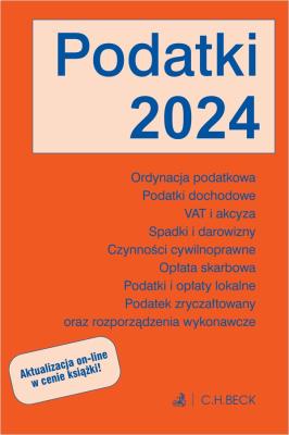 Okładka książki Podatki 2024 z aktualizacją online