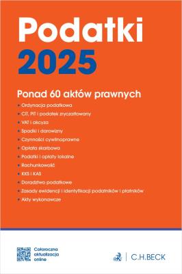 Okładka książki Podatki 2025 z aktualizacją online