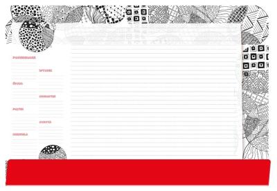 Opakowanie Podkład na biurko notes B3 - mandala do kolorowani