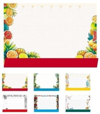 Opakowanie Podkład na biurko owoce