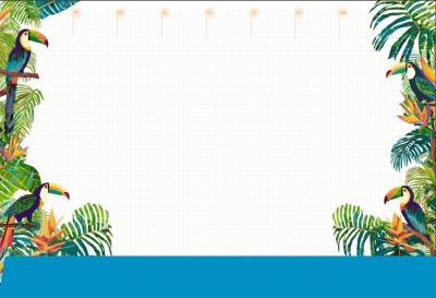 Podkład na biurko tropiki. Wydawca: MICHALCZYK I PROKOP. SmakLiter.pl Opakowanie Podkład na biurko tropiki