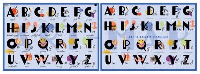 Opakowanie Podkładka laminowana A2 Let's Learn English