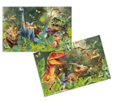 Opakowanie Podkładka na biurko Dinozaury