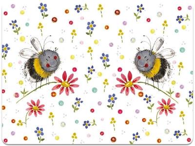 Opakowanie Podkładka pod talerz MT45 Pszczoły i kwiaty