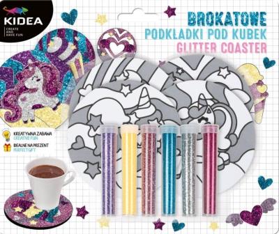 Opakowanie Podkładki brokatowe Bajkowy Świat KIDEA