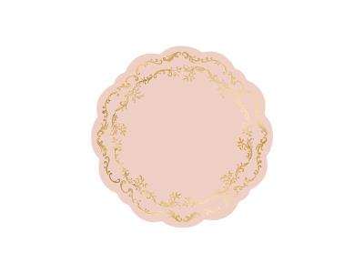 Opakowanie Podkładki pod talerze brudny róż 35cm 6szt