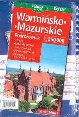 Okładka książki Podróżownik Warm. Mazur. 1:250 000 + atlas sam.PL