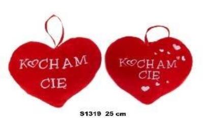 Opakowanie Poduszka Serce 25cm MIX