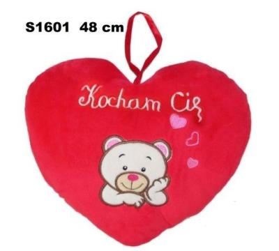 Opakowanie Poduszka Serce miś 48cm